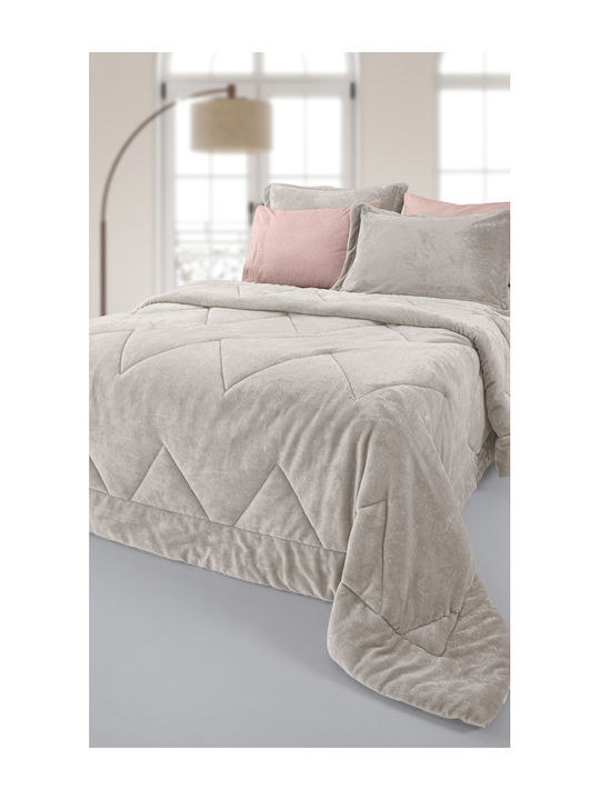Guy Laroche Duvet Cover Queen 240x260cm Drops Vison 660Gsm