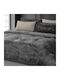 Guy Laroche Prisma Κουβέρτα Γούνινη Μονή 160x240εκ. Anthracite