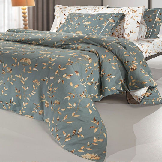 Guy Laroche Комплект Плик за Завивка Памучен Единичен с Калъфка 165x225 Victoria Golden