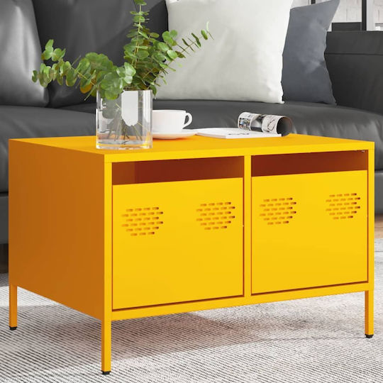 Stand TV Metalic Mustar Galben L68xA50xÎ43.5cm