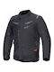 Alpinestars ST-1 Ανδρικό Μπουφάν Μηχανής 4 Εποχών Αδιάβροχο Μαύρο