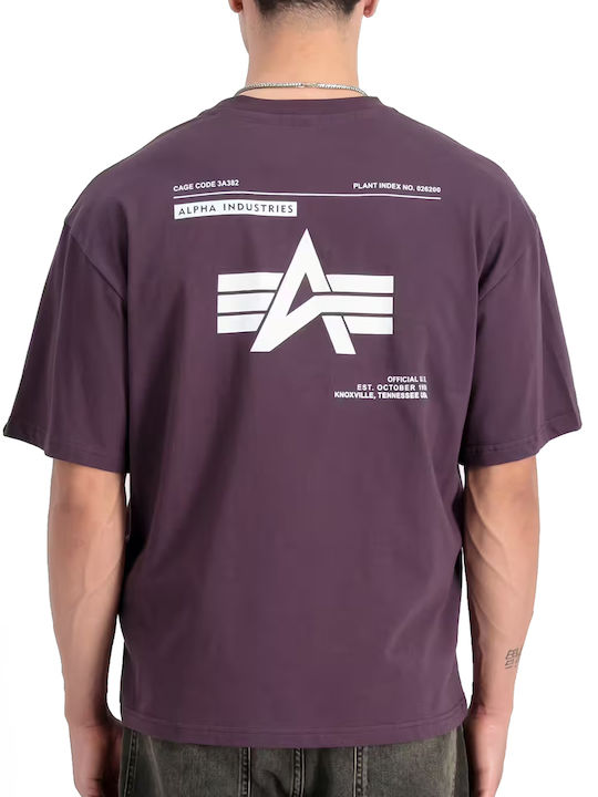 Alpha Industries Tricou Plum