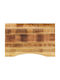 vidaXL Office Desk Surface made of Solid Wood Brown 80x60x2.5cm 370184 1pcs