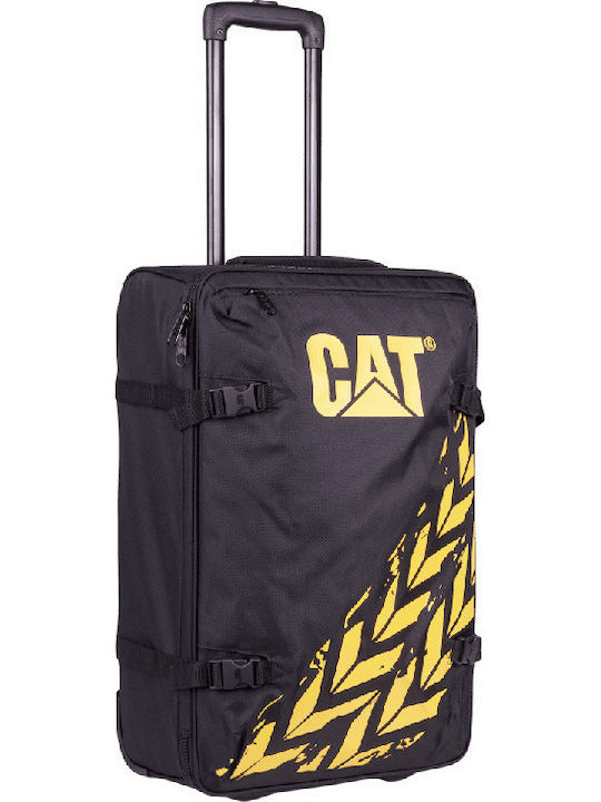 CAT Cabin Fabric Suitcase Black With 2 Wheels Height 53cm