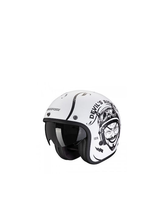 Scorpion Belfast Evo Romeo Mat White / Βlack Κρ...
