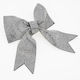 Haarbarrette mit Schleife Silber
