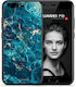Marble Blue Huawei P10 Lite Case