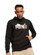 M Ess+ Logo Cardigan With Black Hood