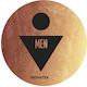 Novatex WC-Schild Männer mit Länge 10cm 02-613