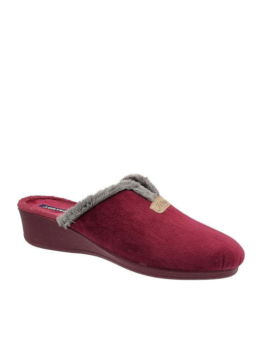 Sival Winter Women's Slippers Burgundy