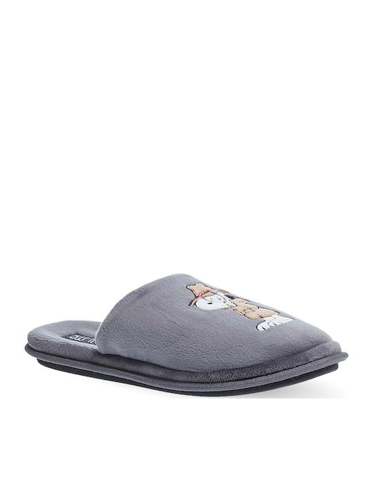 Snoopy Men's Slipper Gray