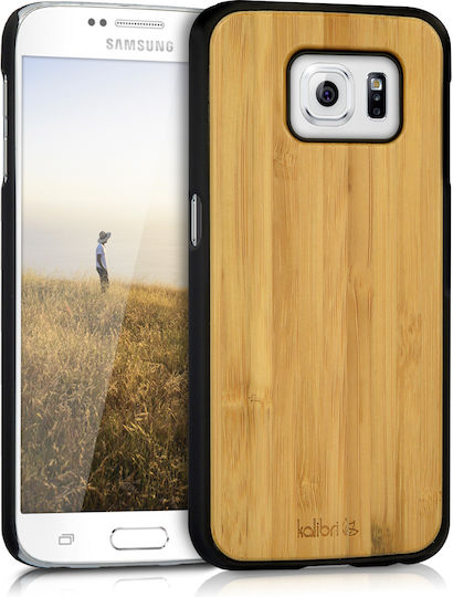 Kalibri Back Cover Wooden Brown (Galaxy S6)