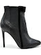 Leather Women's Ankle Boots Black