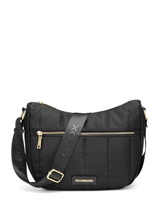 Geox Leather Women's Bag Crossbody Black