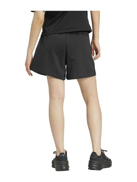Z.N.E. Short Pants Γυναικείο Ψηλόμεσο Αθλητικό Σορτς Μαύρο