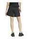 Z.N.E. Short Pants Γυναικείο Ψηλόμεσο Αθλητικό Σορτς Μαύρο