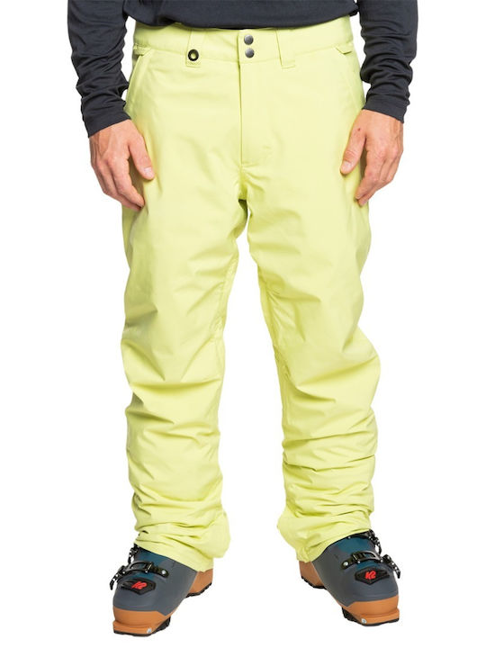 Quiksilver Estate Snow EQYTP03146-GEL0 Ανδρικό Παντελόνι Σκι & Snowboard Πράσινο