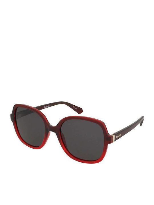 Polaroid Feminini Ochelari de soare cu Roșu Cadru și Gri Polarized Lentilă PLD4177/S/X C9A/M9