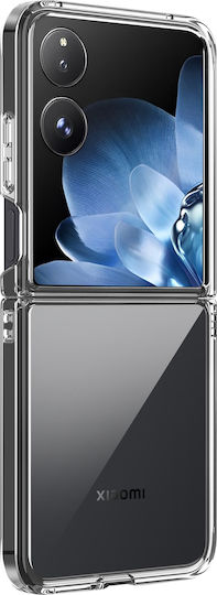 Avizar Hülle Xiaomi Mix Flip Hartes Polycarbonat Sichtbares Design Transparent