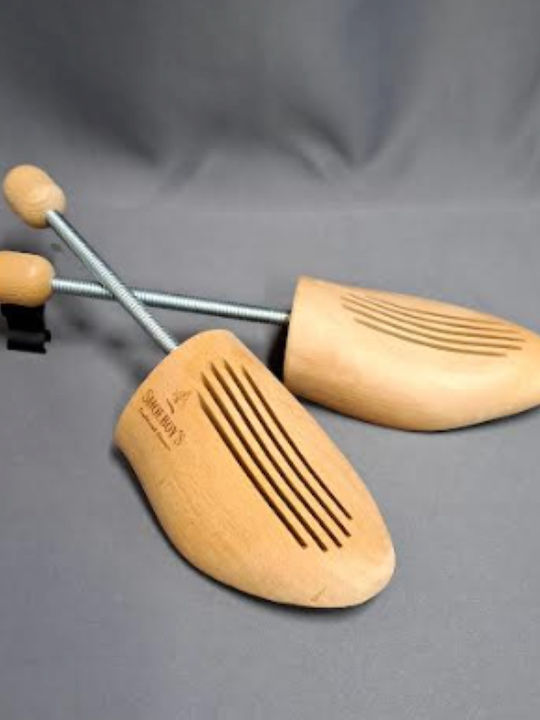 Shoeboys Wooden Shoe Tree Universal Clip Size 38/39 Helical Spring Size No 38/39