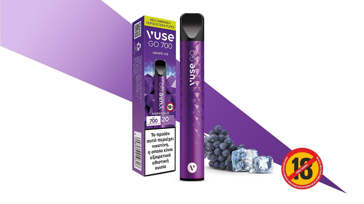elfbar elfa kaufen Buy Vuse Go 700 Grape Ice Disposable Vape main image 0