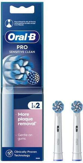 Oral-B Pro Sensitive Clean резервни глави за електрическа четка за зъби тънки влакна чувствителни венци 2бр