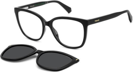 Polaroid Дамски Пластмасов Рамка за Очила Черен PLD6229/CS 807/M9