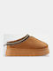 Closed Women's Slippers Brown