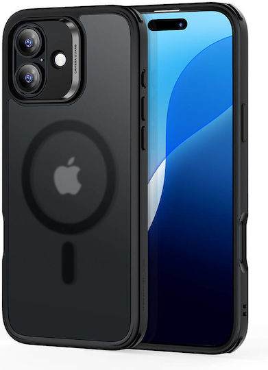 ESR Classic Hybrid Halolock Back Cover Σιλικόνης Μαύρο (iPhone 16)