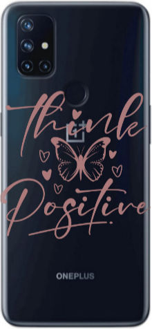 Oneplus Nord 10 Think Positive Transparente Silikon TPU Hülle