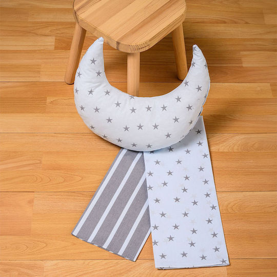 abo Little Prince Baby Sheets Set Cradle Cotton Light Blue 70x120cm 2pcs