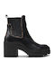 Damen Chelsea Stiefeletten Schwarz