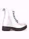 Stiefeletten Damen Silber