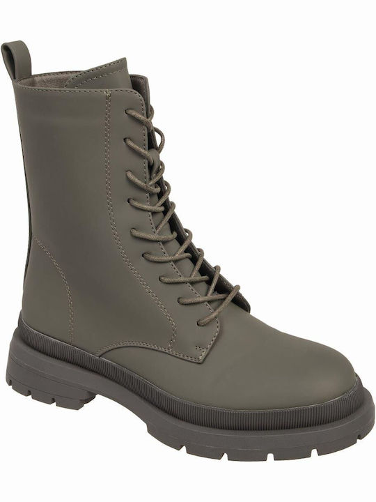 Adam's Shoes Δερμάτινα Γυναικεία Αρβυλάκια Πράσινα