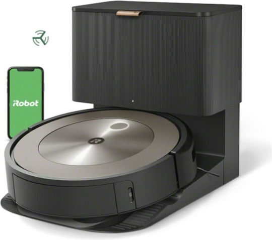 iRobot Roomba j9+ Σκούπα Ρομπότ με Οπτική Χαρτογράφηση Μαύρη