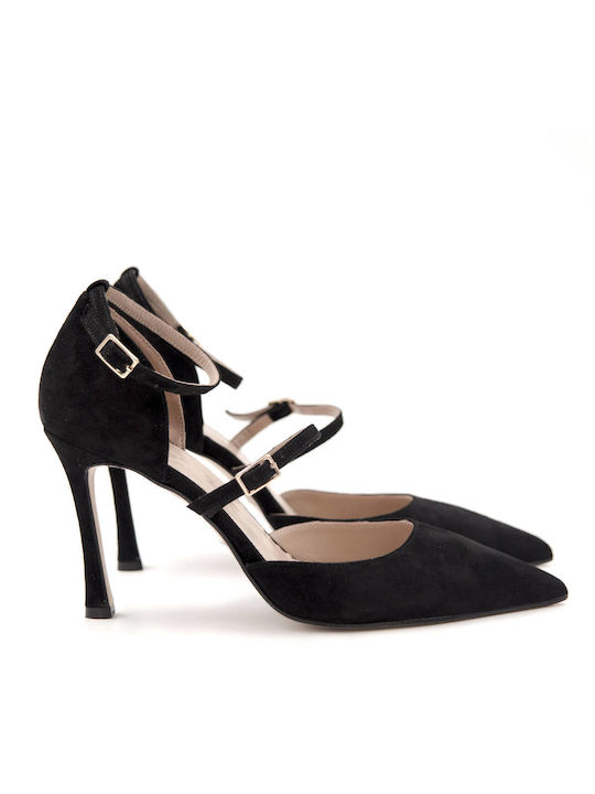 Mourtzi Black Heels