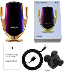 Mobile Mount with Wireless Charging Black Mobile Mount with Wireless Charging Black