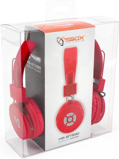 Sbox Fără fir / Cu fir On Ear Căști cu 5 ore de Funcționare Roșii