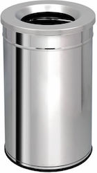 Silver Star Μεταλλικός Κάδος Απορριμμάτων 70lt