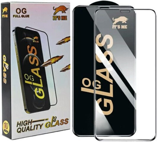 Full Glue Full Face Tempered Glass Μαύρο (Redmi Note 13 4G)