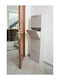 Plastic Shoe Organizer White 51x17.3x40.1cm