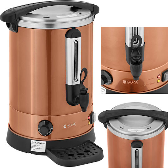 Royal Catering Professioneller Getränkewärmer mit einer Kapazität von 13.5Es 2.5kW