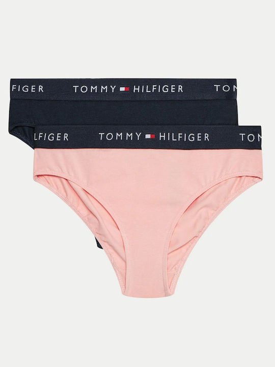 Tommy Hilfiger Σετ Παιδικά Βρακάκια Soft Rose, Desert Sky 2τμχ