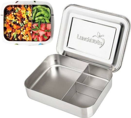 Lekkabox Inox Ασημί 940ml