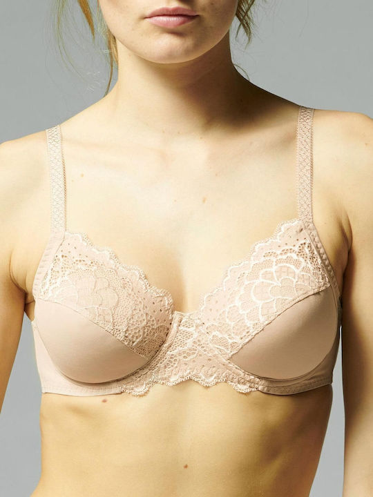 Bra without Padding Beige
