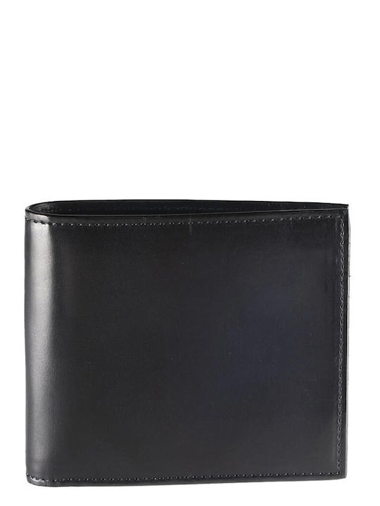 Officine Creative Marineblaue Lederbrieftasche