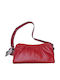 Leather Women's Bag Shoulder Red