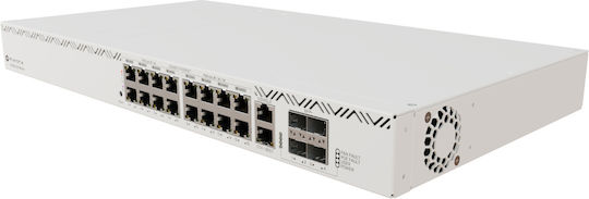 MikroTik Managed L2 PoE++ Switch with 17 Ethernet Ports and 4 SFP Ports