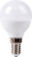 Redled LED-Lampe 6W für Fassung E14 und Form G45 Naturweiß