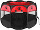 Klappbares Hundepark 70x34x70cm Schwarz